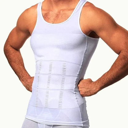 Mens Slimming Compression Vest Body Shaper Tank