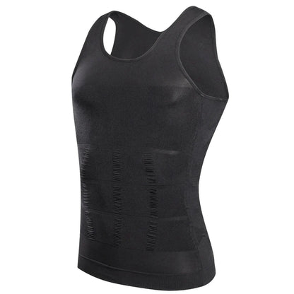 Mens Slimming Compression Vest Body Shaper Tank 4