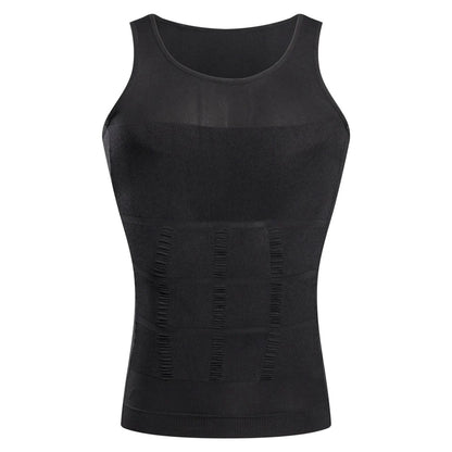 Mens Slimming Compression Vest Body Shaper Tank 7