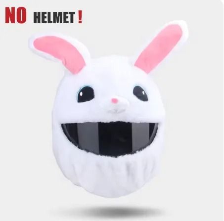 Funny Plush Motorcycle Helmet Cover 10