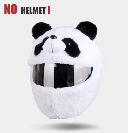Funny Plush Motorcycle Helmet Cover 11
