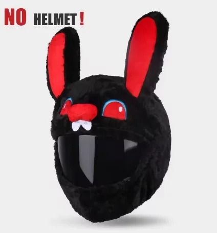 Funny Plush Motorcycle Helmet Cover 12