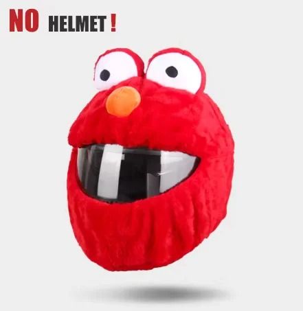 Funny Plush Motorcycle Helmet Cover 14