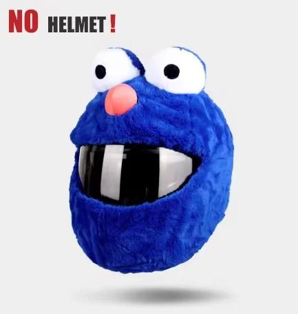 Funny Plush Motorcycle Helmet Cover 15