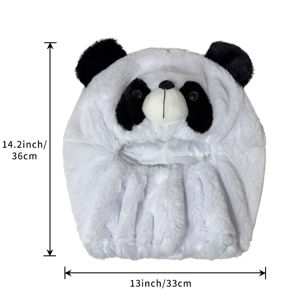 Funny Plush Motorcycle Helmet Cover 3
