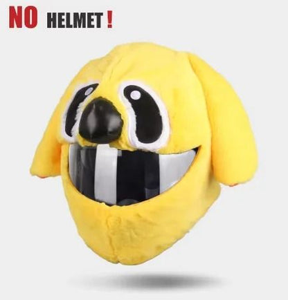 Funny Plush Motorcycle Helmet Cover 7