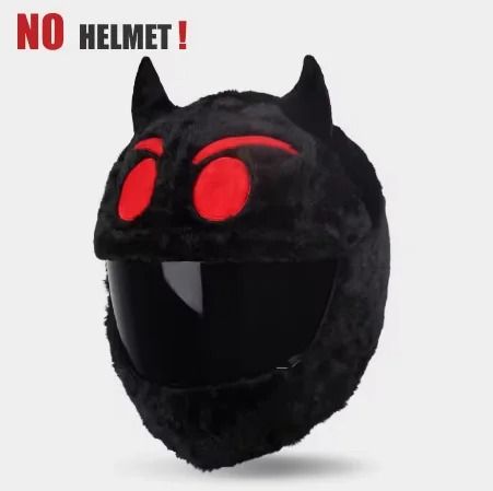 Funny Plush Motorcycle Helmet Cover 8