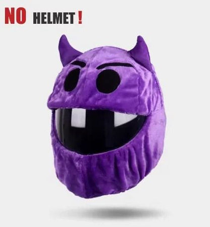 Funny Plush Motorcycle Helmet Cover 19