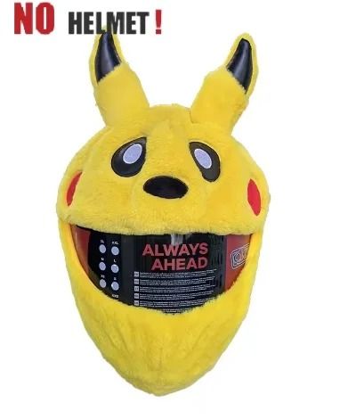 Funny Plush Motorcycle Helmet Cover 21