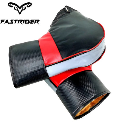 Waterproof Windproof Motorcycle Handlebar Covers With Reflective Strips 1