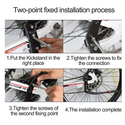 Adjustable Aluminum Bike Kickstand For 2429 Inch Bicycles 4