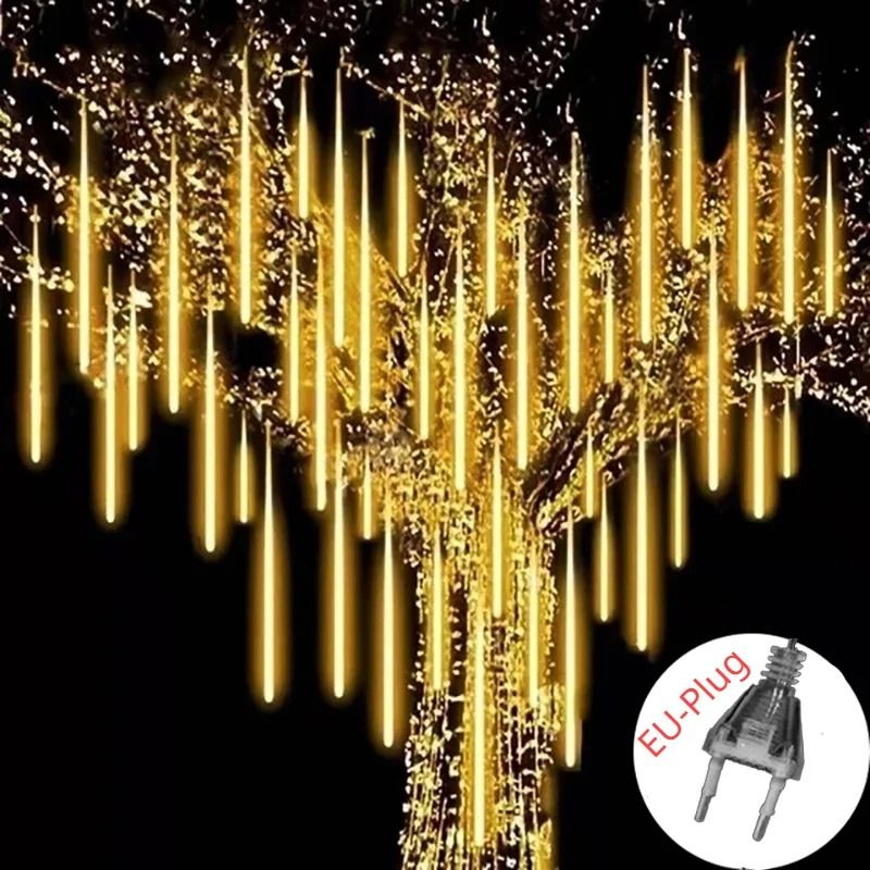 Solar Meteor Shower Rain Lights For Garden And Holiday Decoration 11