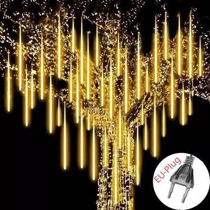 Solar Meteor Shower Rain Lights For Garden And Holiday Decoration 11