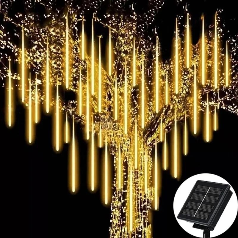 Solar Meteor Shower Rain Lights For Garden And Holiday Decoration 7