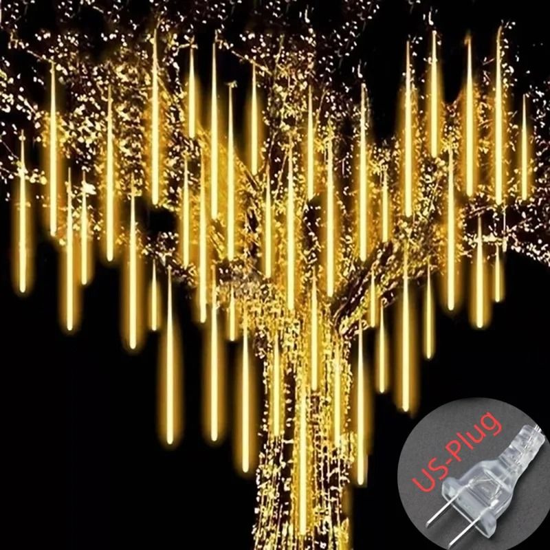 Solar Meteor Shower Rain Lights For Garden And Holiday Decoration 14