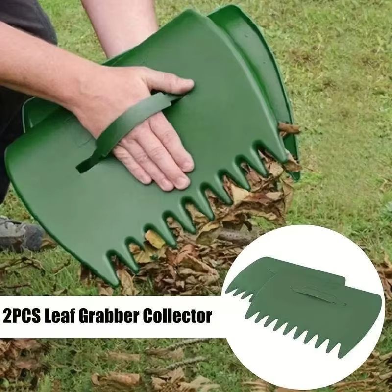 LeafSweep Outdoor Plastic Garden Rake – Durable Tool for Collecting Fallen Leaves & Yard Debris
