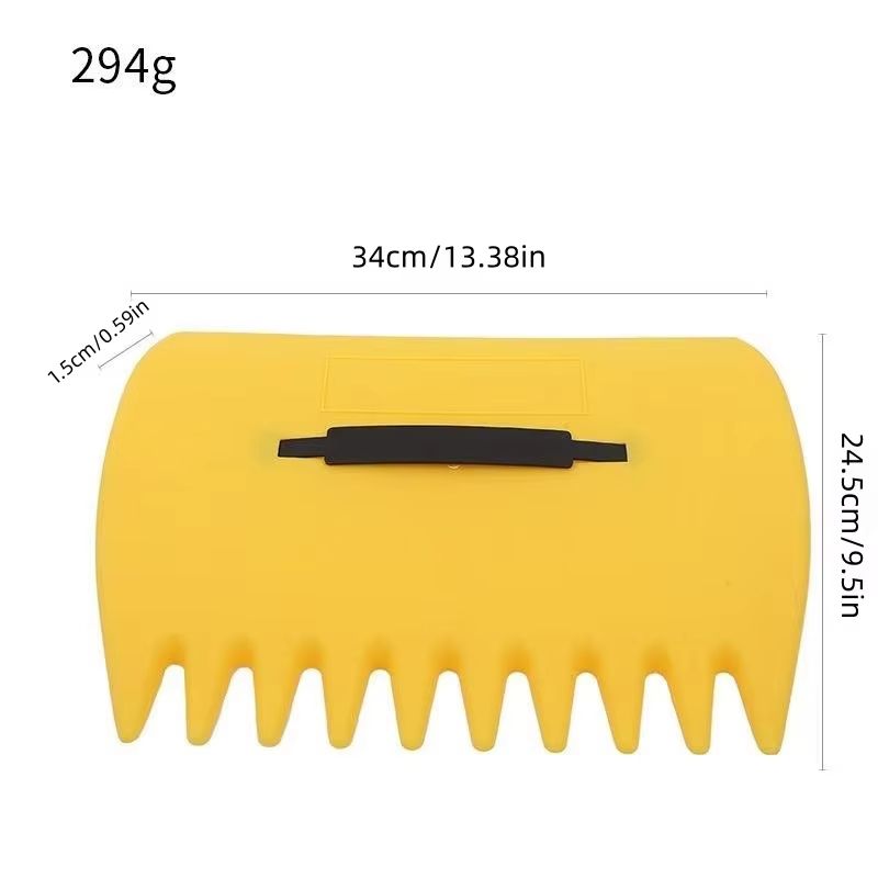LeafSweep Outdoor Plastic Garden Rake  Durable Tool For Collecting Fallen Leaves  Yard Debris 1
