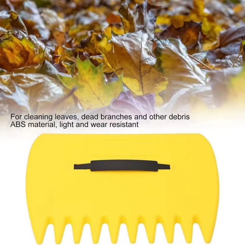 LeafSweep Outdoor Plastic Garden Rake  Durable Tool For Collecting Fallen Leaves  Yard Debris 4