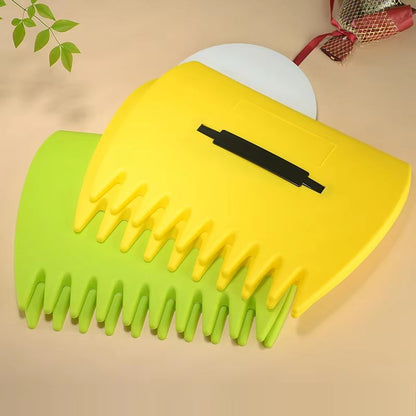 LeafSweep Outdoor Plastic Garden Rake  Durable Tool For Collecting Fallen Leaves  Yard Debris 5