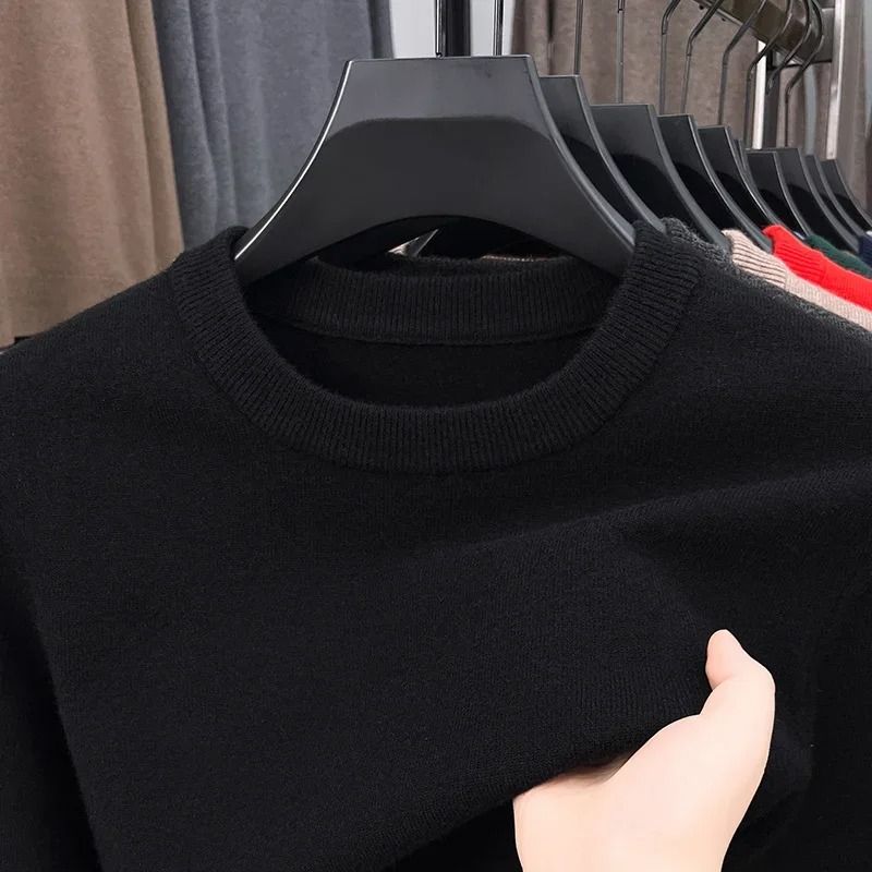 Mens Diamond Pattern Knit Sweater 3