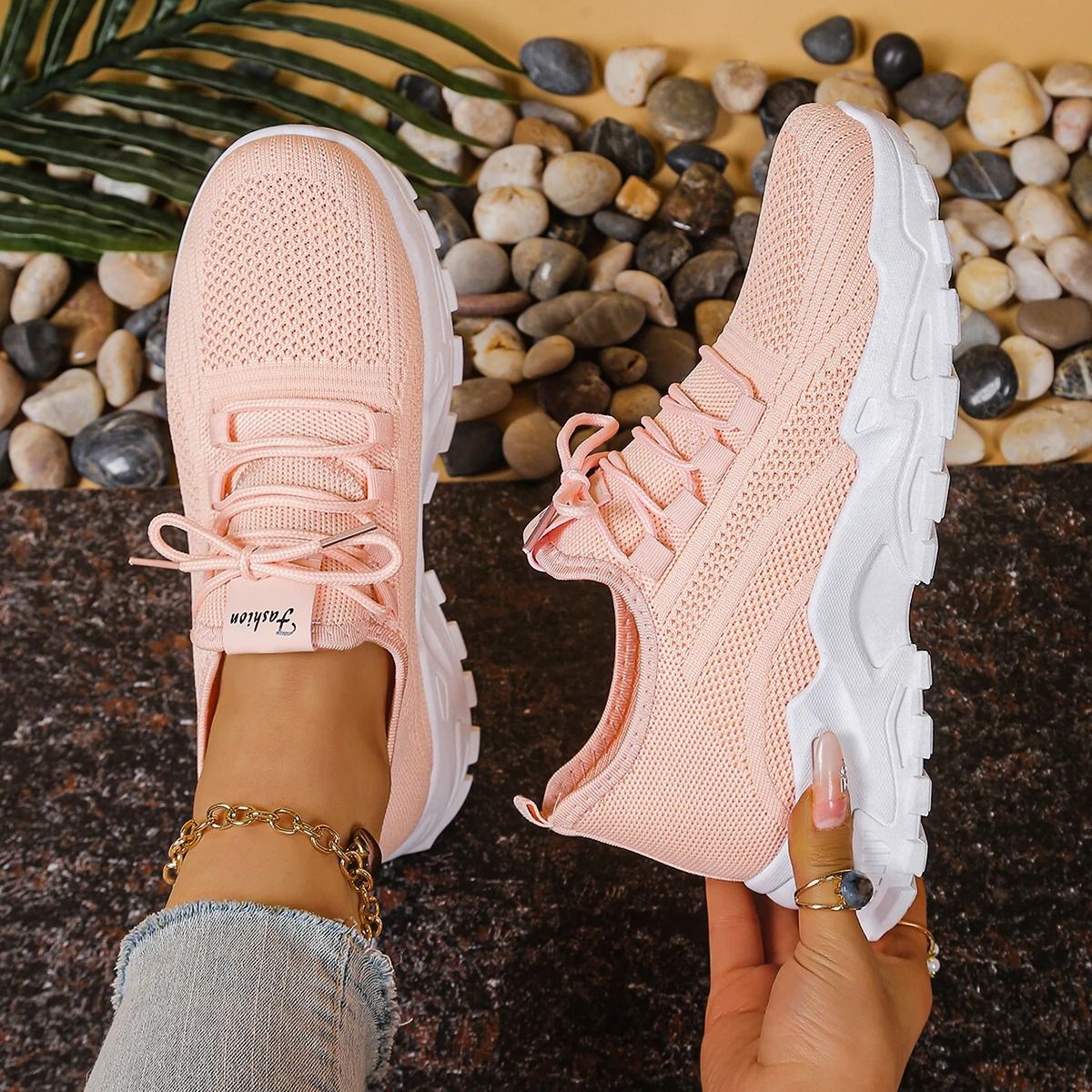 Womens Breathable Mesh Casual Sports Shoes 10