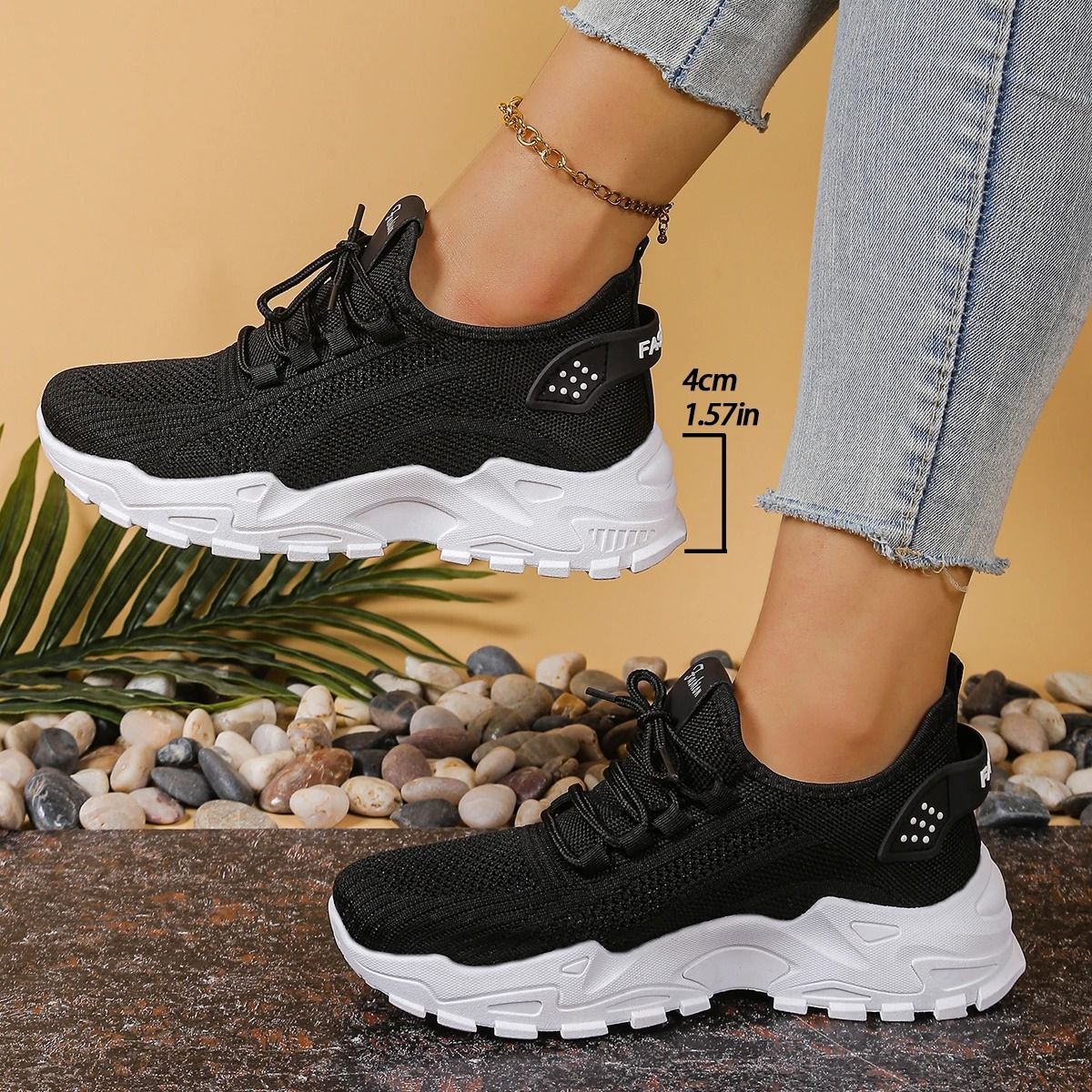 Womens Breathable Mesh Casual Sports Shoes 5