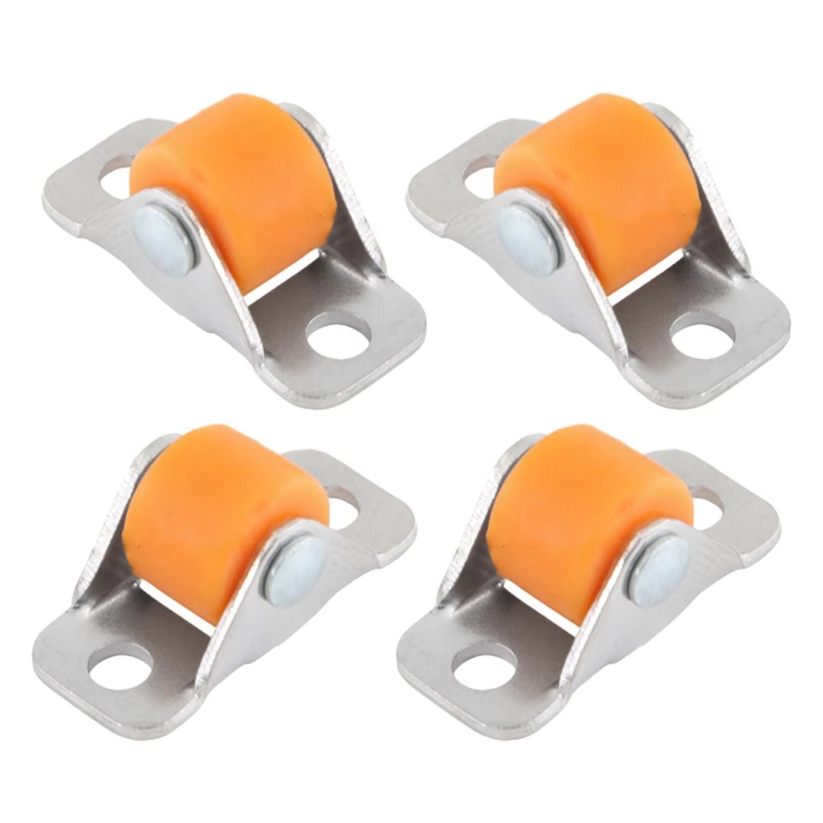 QuietGlide Silent Furniture Linear Wheels  Small Fixed Castor Set Of 4 For Workbench Cart Shelves T 3