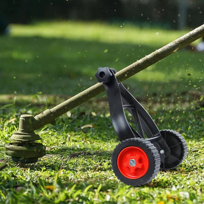 TriWheel Adjustable Support Wheel Attachment For String Trimmers  Lawn Mowers 2