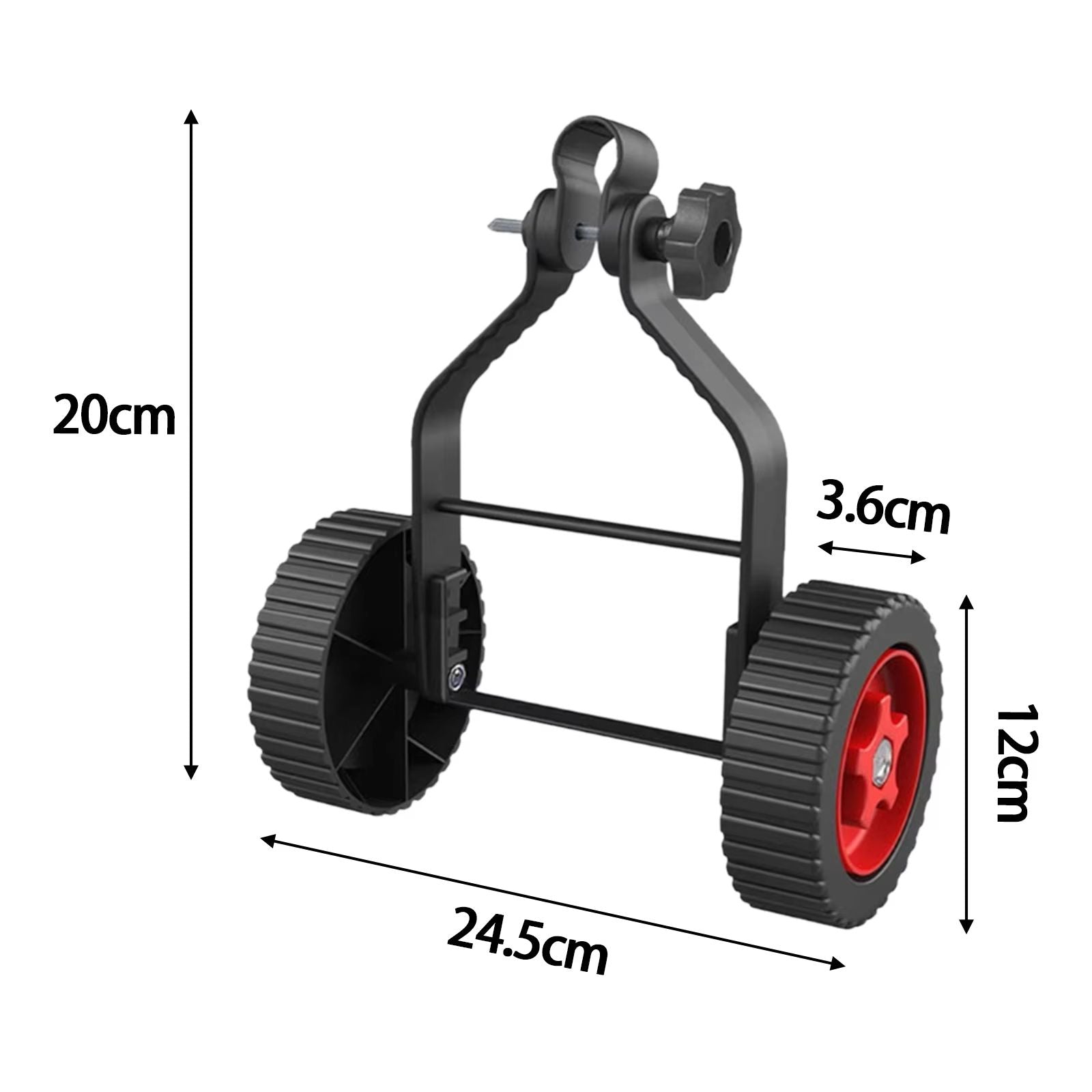 TriWheel Adjustable Support Wheel Attachment For String Trimmers  Lawn Mowers 5