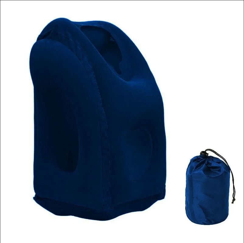 Inflatable Travel Pillow With Chin And Neck Support 9