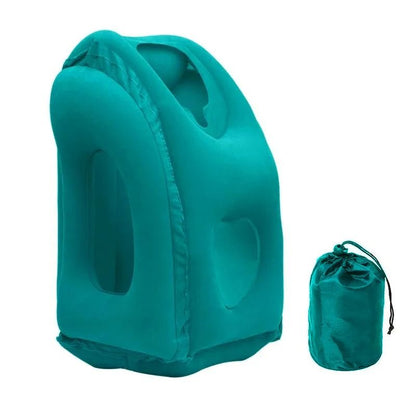 Inflatable Travel Pillow With Chin And Neck Support 10