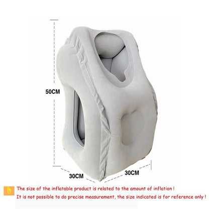 Inflatable Travel Pillow With Chin And Neck Support 6