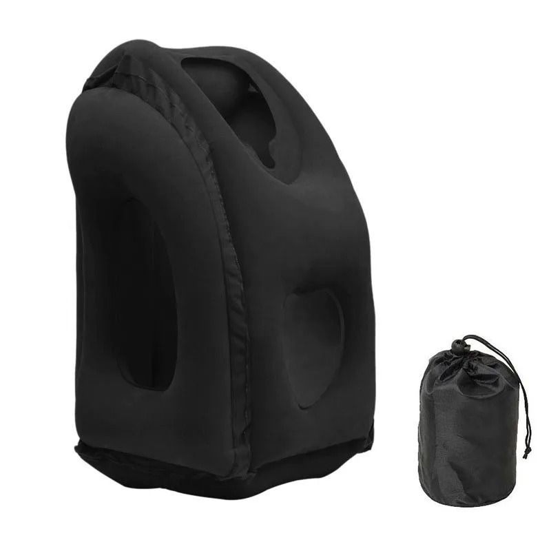 Inflatable Travel Pillow With Chin And Neck Support 8