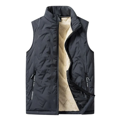 Mens Warm Cotton Vest Jacket 2