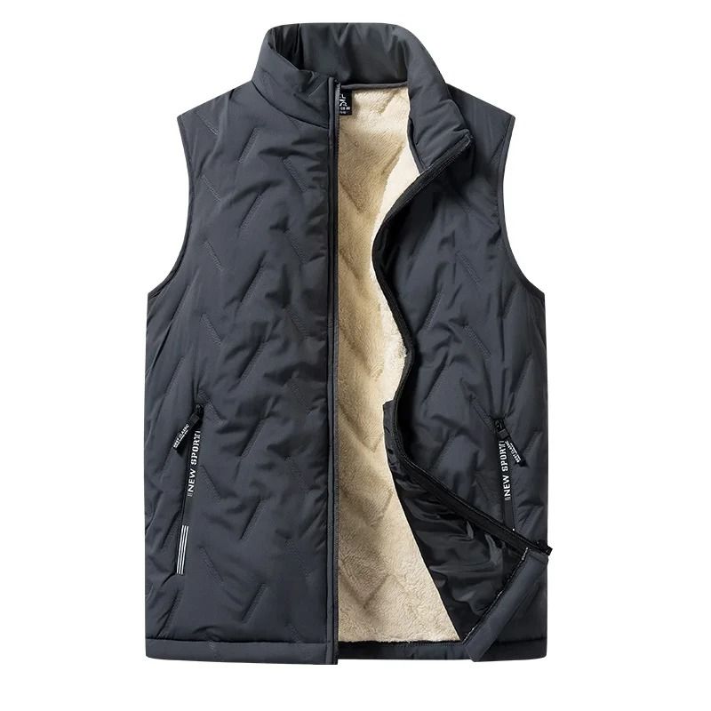 Mens Warm Cotton Vest Jacket 4