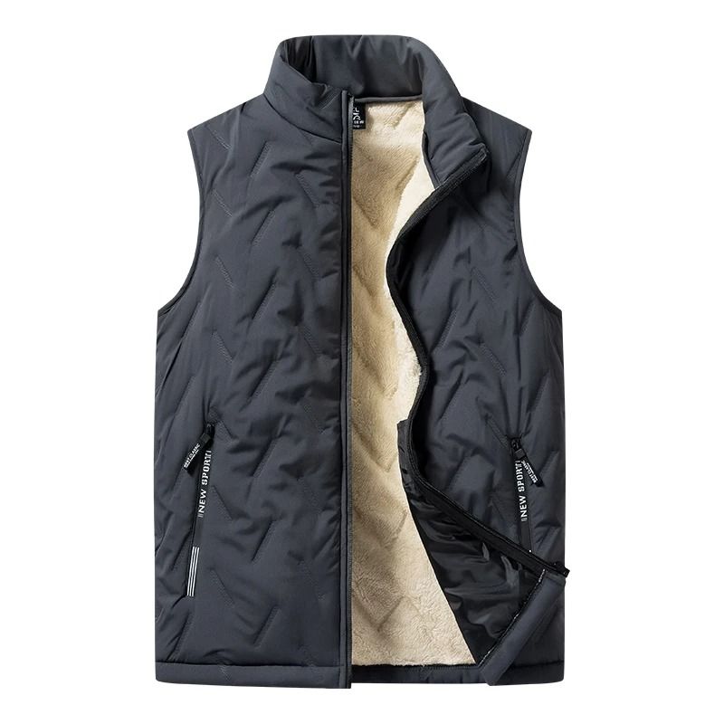 Mens Warm Cotton Vest Jacket 5