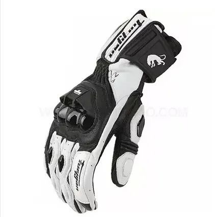 Motorcycle Leather Gloves With Windproof Protection And Touchscreen Function 7