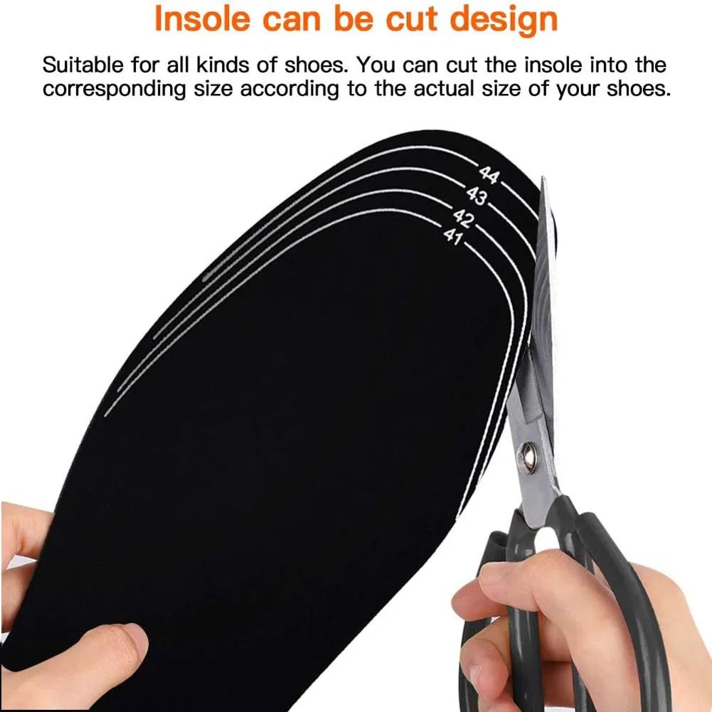 USB Heated Shoe Insoles With Carbon Fiber Heating Pads For Winter Warmth 5