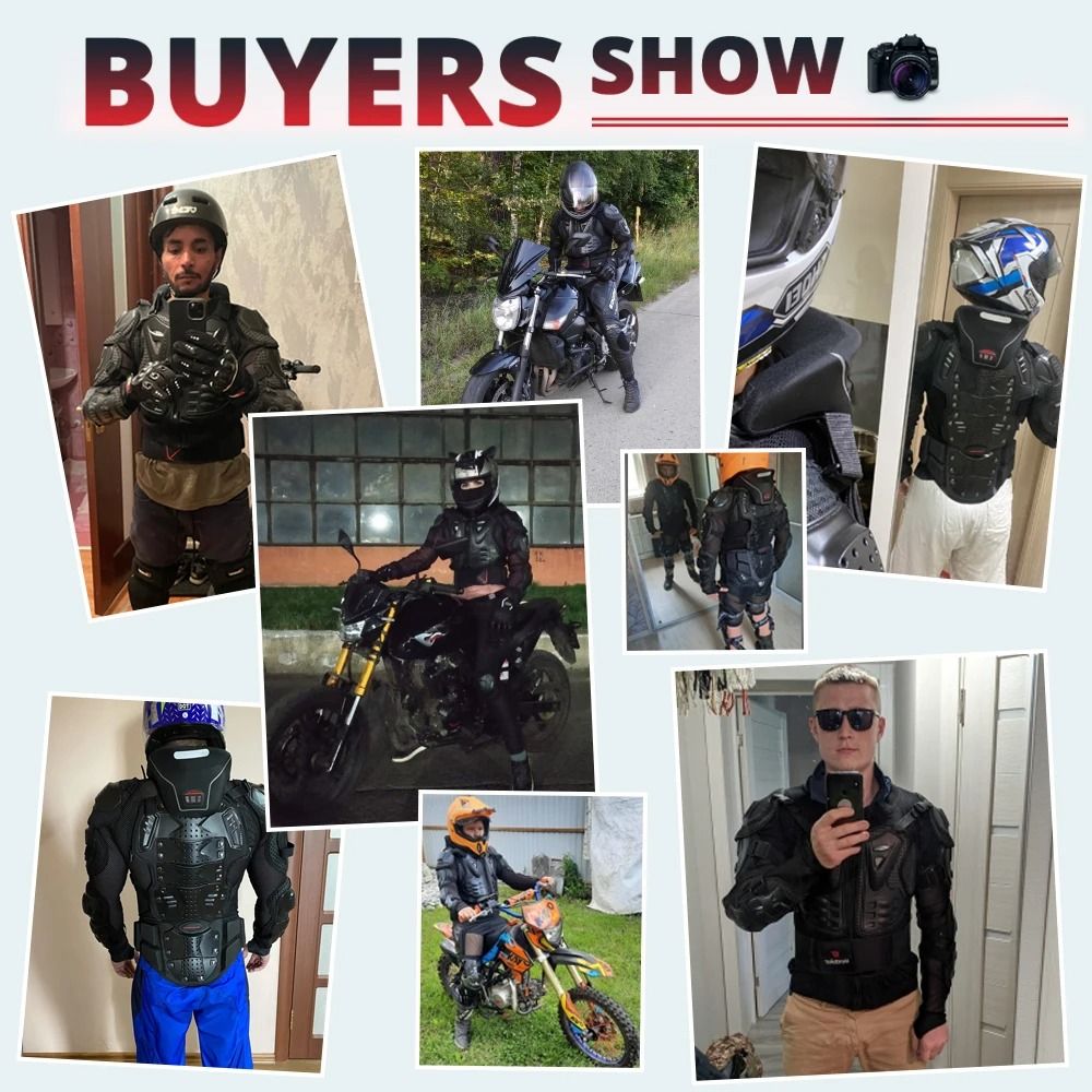 Motorcycle Full Body Armor Protection Jacket With Optional Shorts And Pants 2