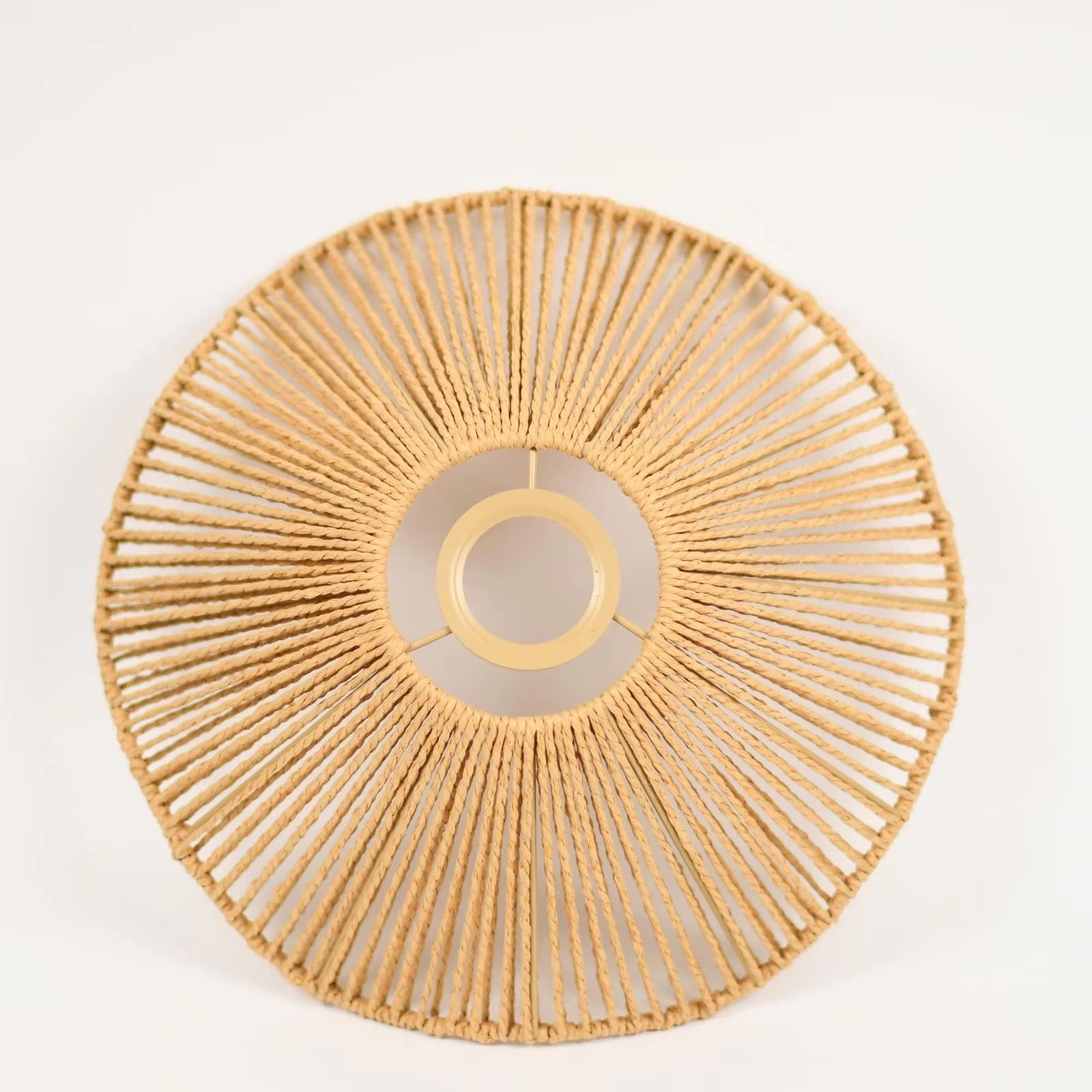 RopeWoven HandWoven Rope Lampshade  Decorative Chandelier  Ceiling Light Cover 5