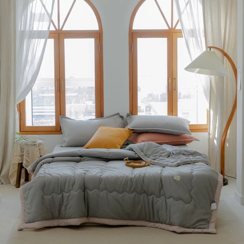 Lightweight Japanese Cotton Quilted Summer Quilt  Soft Breathable And Washable 13
