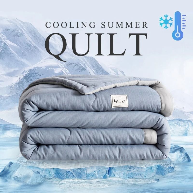 Lightweight Japanese Cotton Quilted Summer Quilt  Soft Breathable And Washable 1