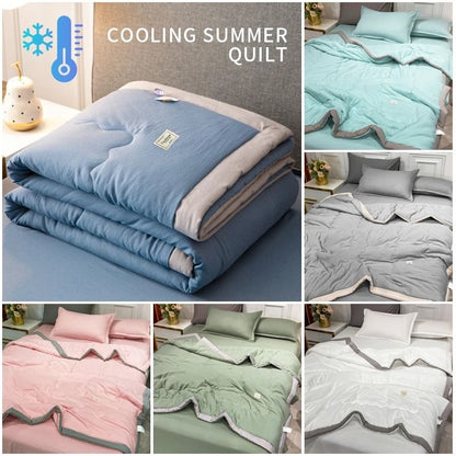 Lightweight Japanese Cotton Quilted Summer Quilt  Soft Breathable And Washable 4