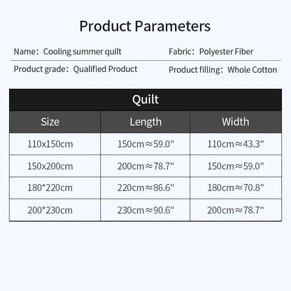 Lightweight Japanese Cotton Quilted Summer Quilt  Soft Breathable And Washable 6