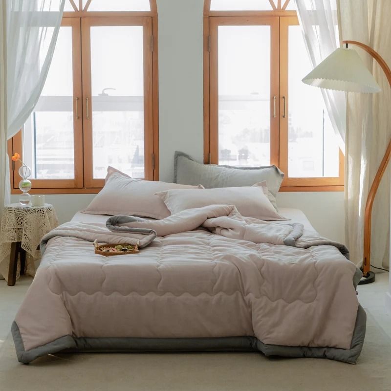 Lightweight Japanese Cotton Quilted Summer Quilt  Soft Breathable And Washable 7