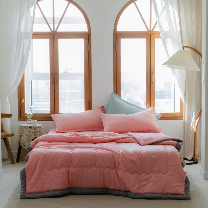 Lightweight Japanese Cotton Quilted Summer Quilt  Soft Breathable And Washable 14