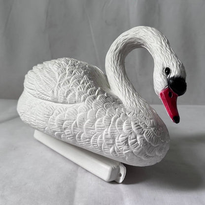 ElegantFloat Handwoven Floating Swan Figurine  Decorative Garden  Pond Ornament 3