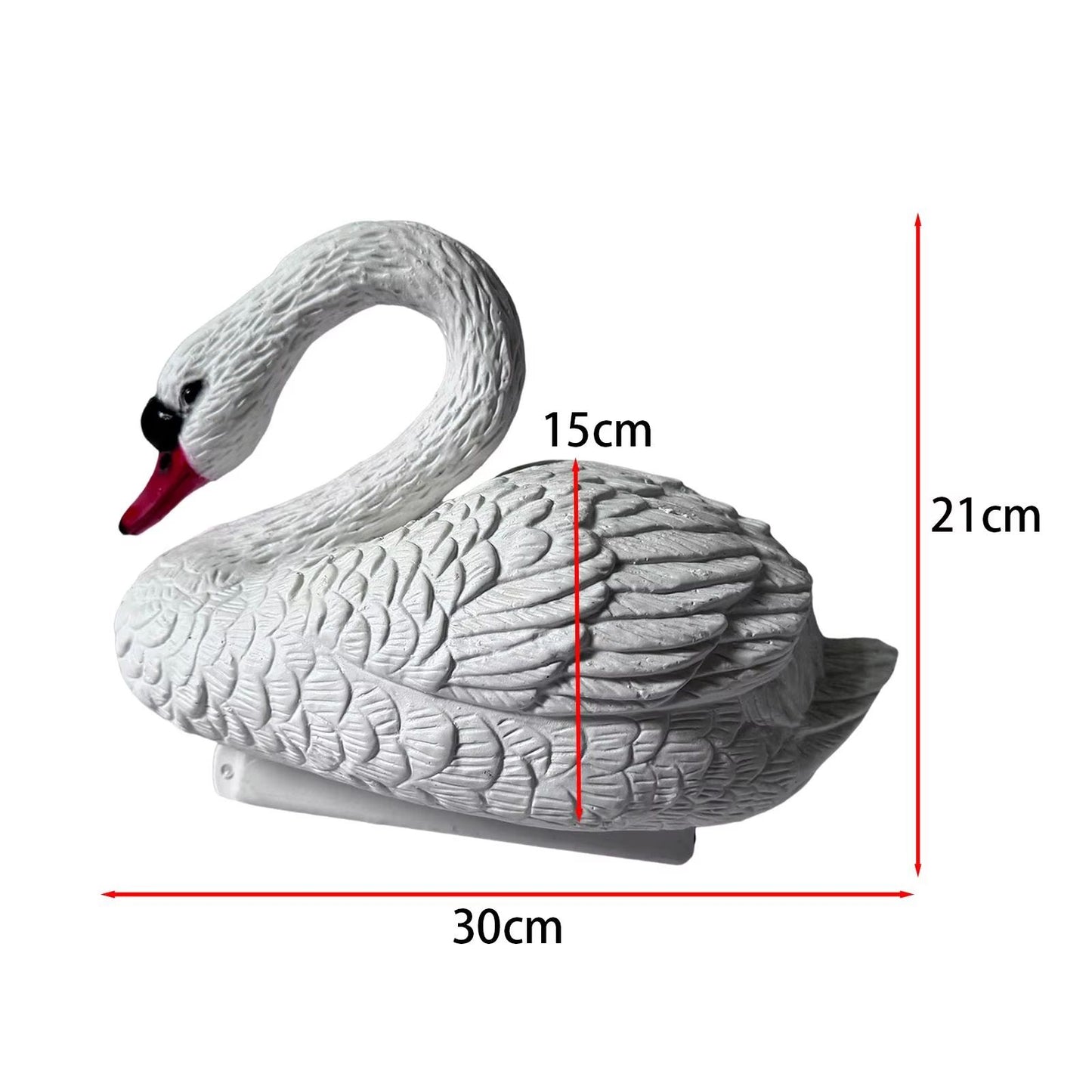 ElegantFloat Handwoven Floating Swan Figurine  Decorative Garden  Pond Ornament 5