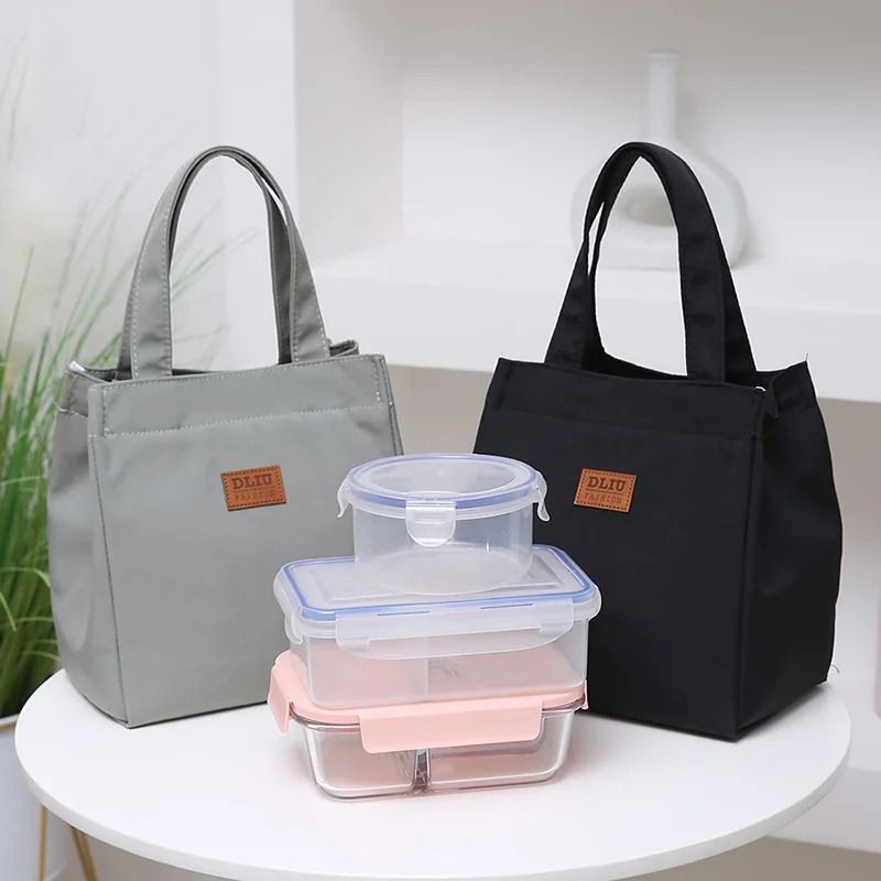 Insulated Lunch Tote Bag  Large Capacity Portable And LeakResistant For Work Or Travel 4