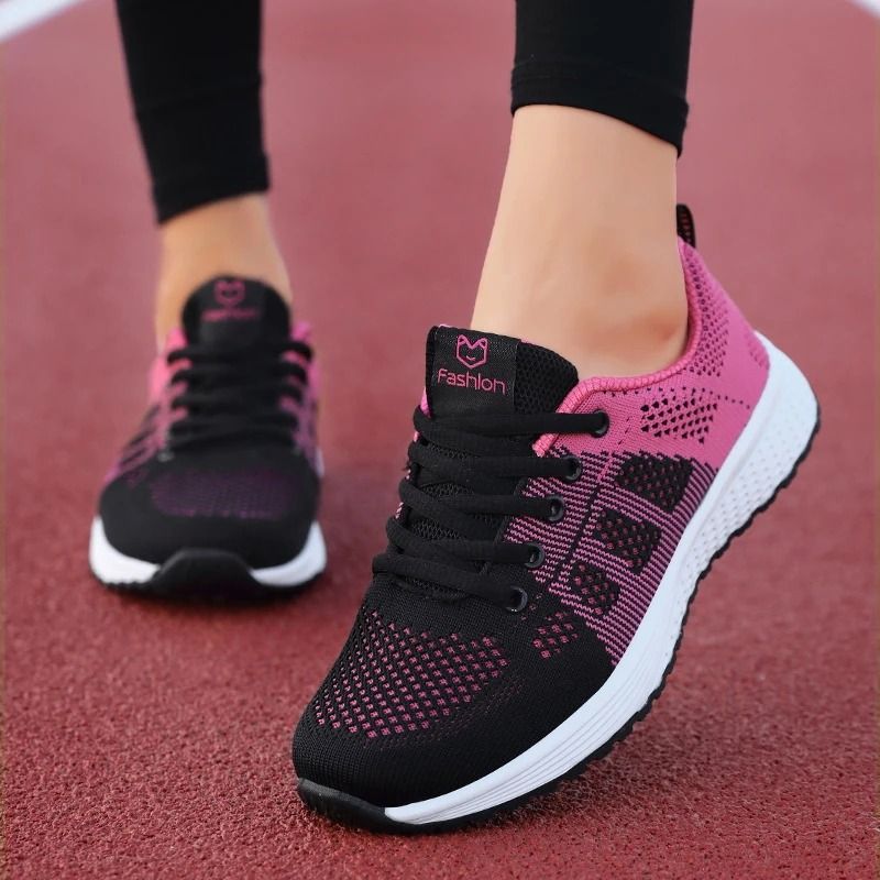 Womens Fashion Platform Sport Sneakers  Comfortable Breathable And Stylish Running Shoes 9